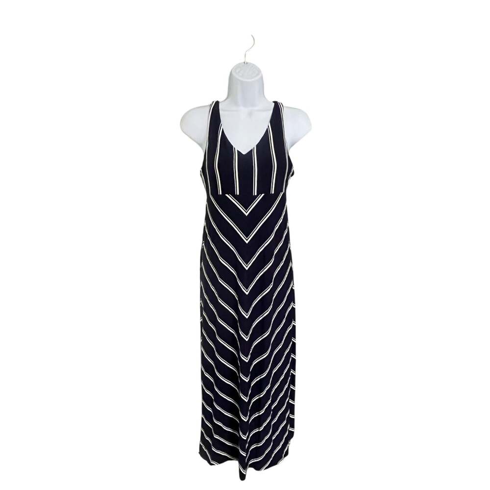 Athleta Santorini Chevron Maxi Dress